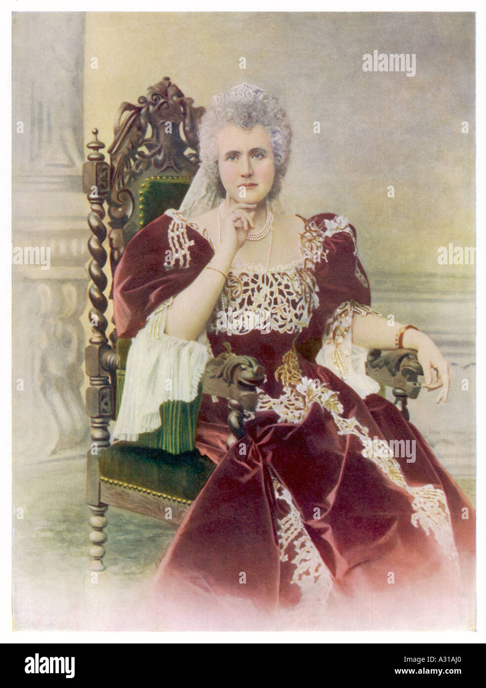 Elisabeth Wied Romania Foto Stock