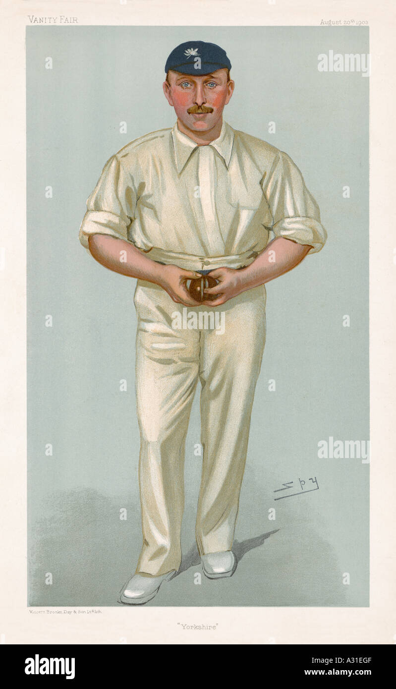 Hirst Cricketer Foto Stock