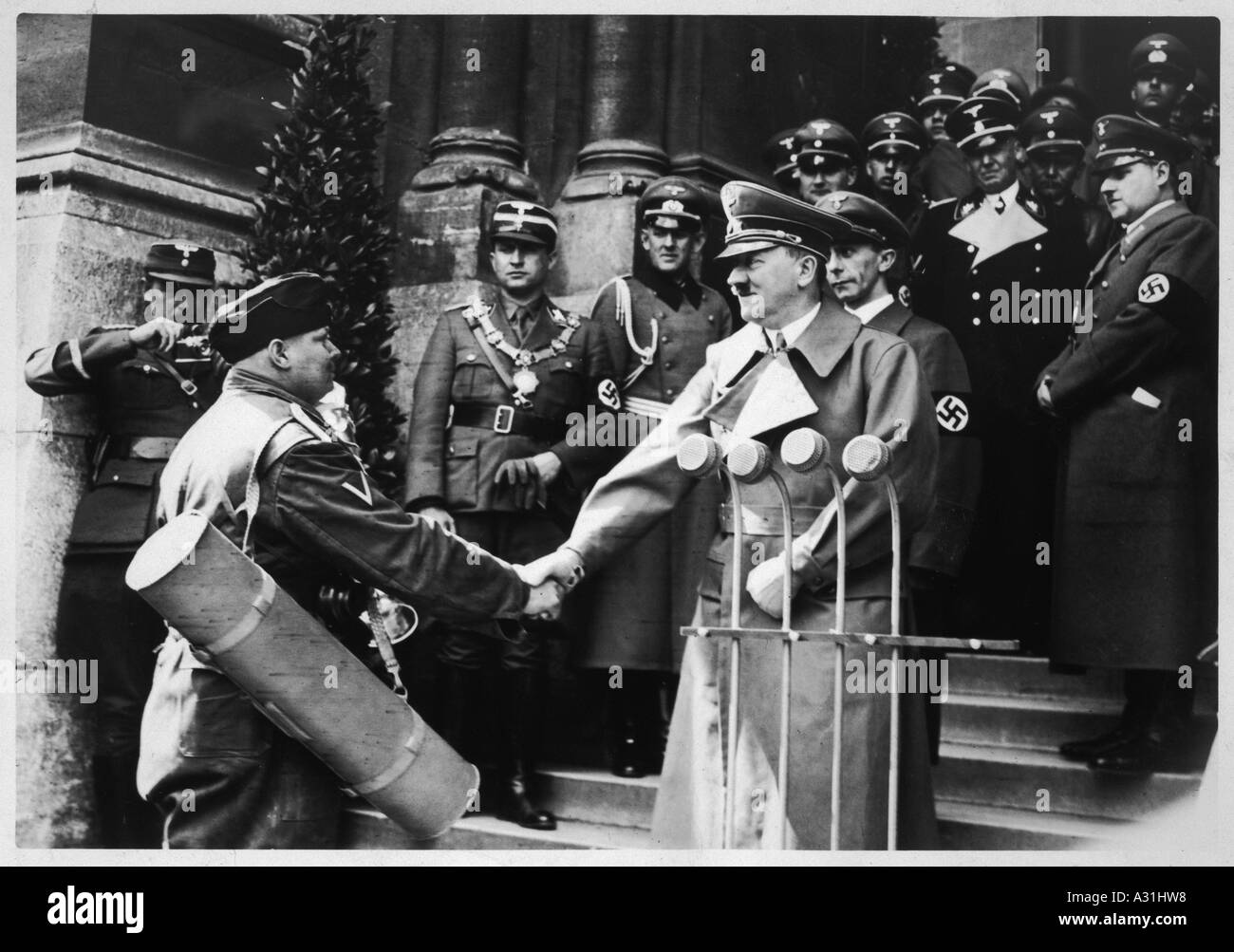 Hitler Vienna 1938 Foto Stock