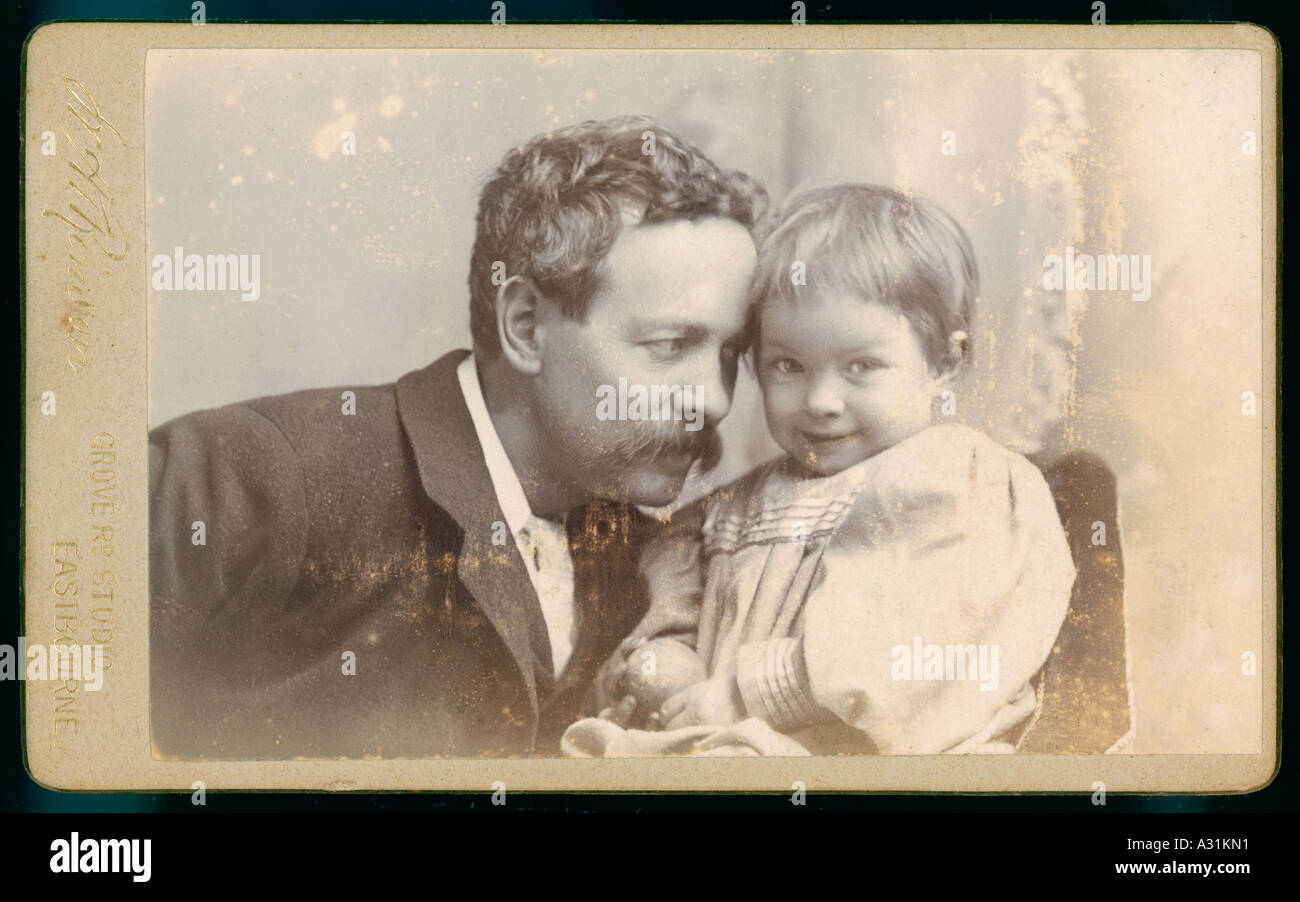 Padre figlio foto Foto Stock