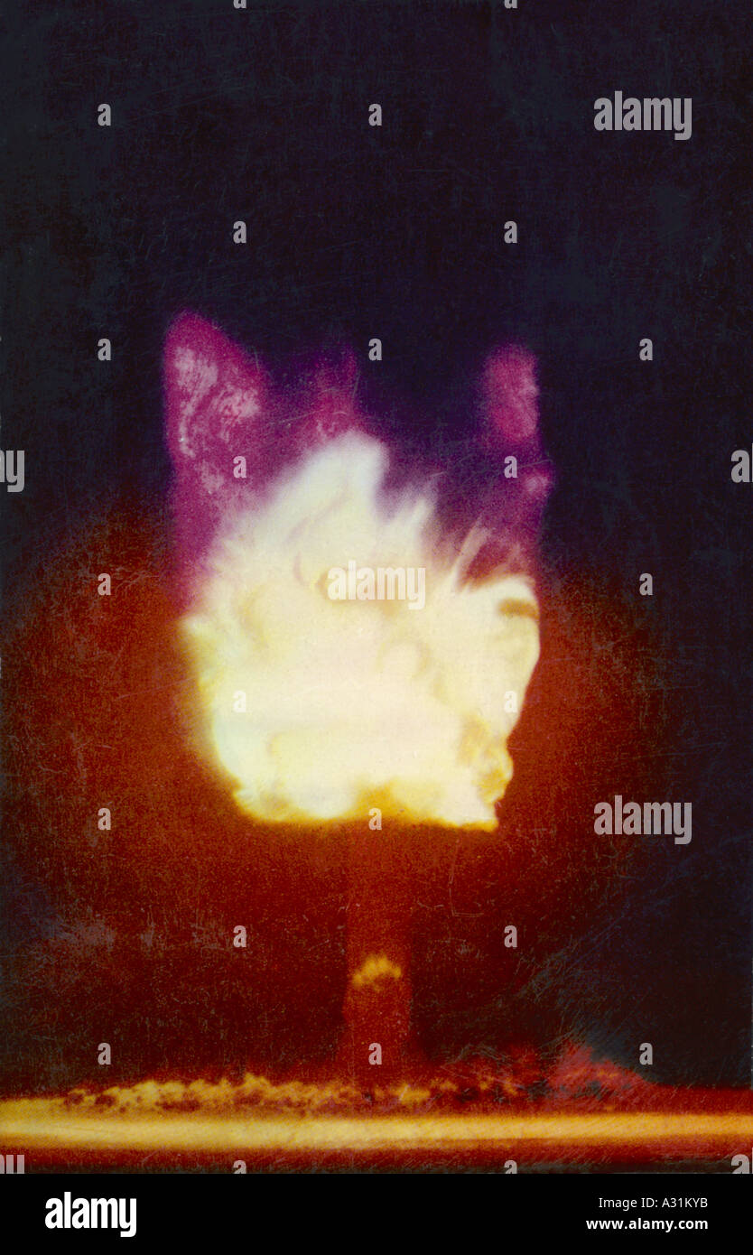 La Bomba atomica il test Foto Stock