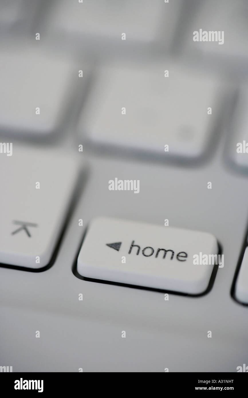 Il tasto Home sulla tastiera del computer Foto stock - Alamy
