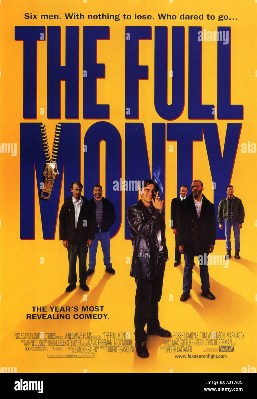 FULL MONTY poster per 1997 TCF/Redwave film con Robert Carlyle Foto Stock