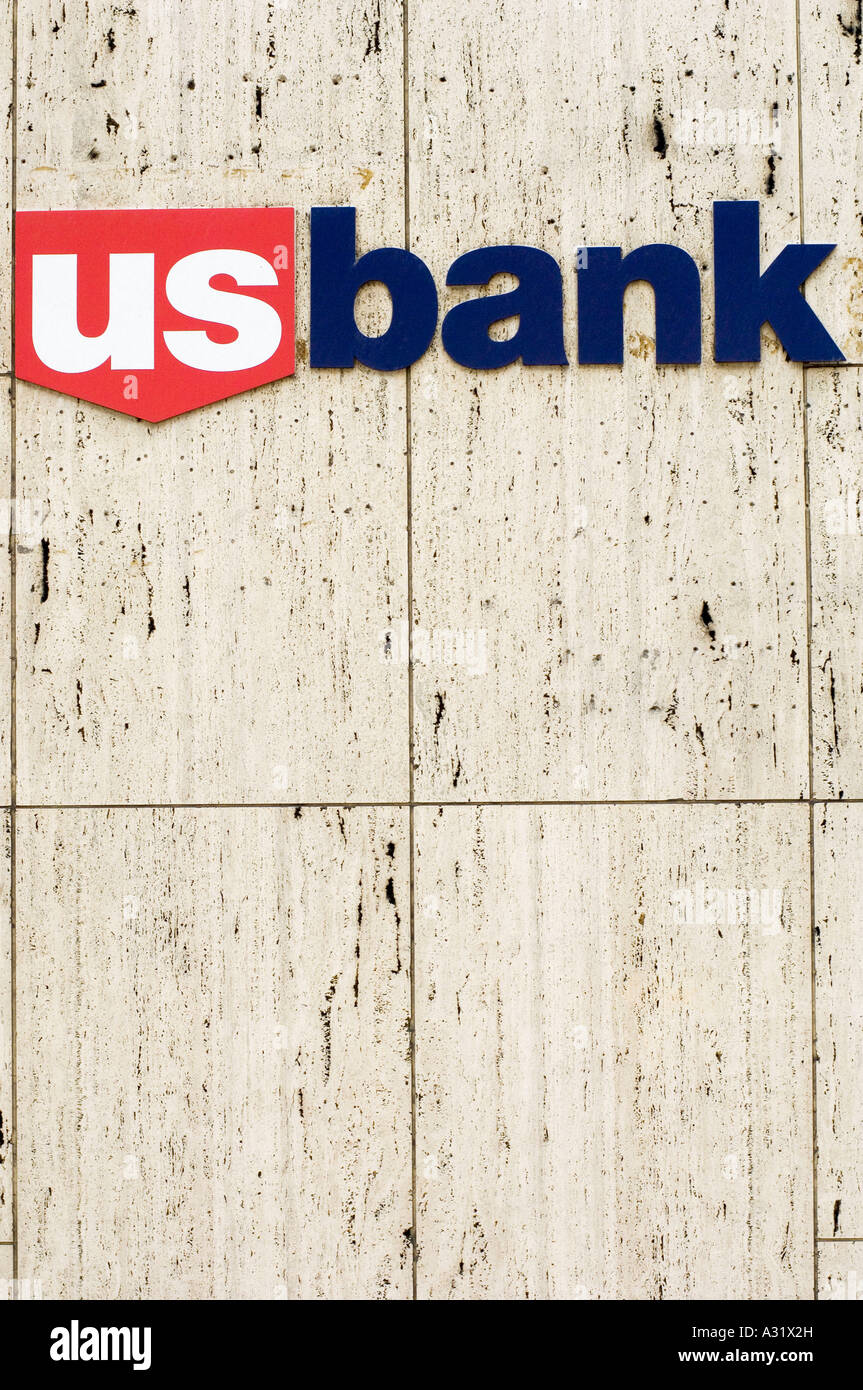 U S Bank building segno Seattle U S A Foto Stock