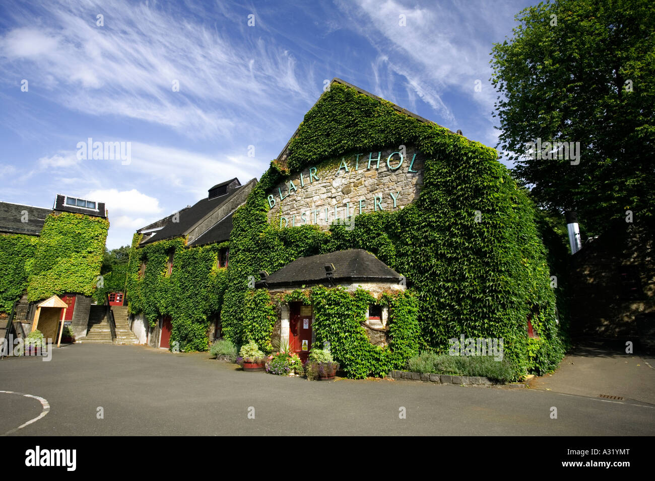 Blair Athol Distilleria di whisky in Scozia Foto Stock