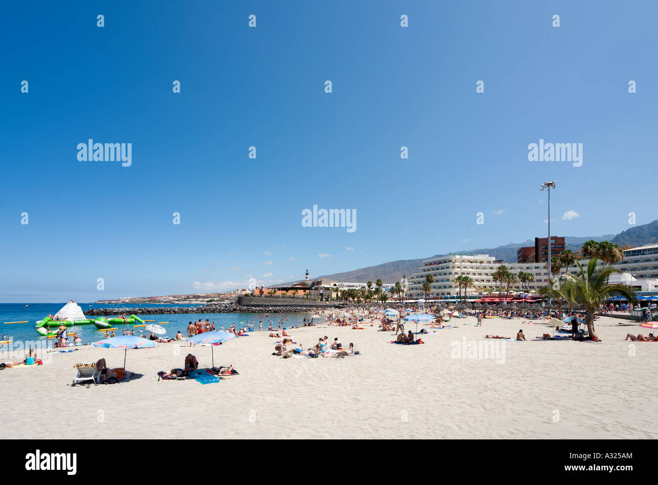 Playa de la Pinta, Costa Adeje, Playa de las Americas, Tenerife, Isole Canarie, Spagna Foto Stock