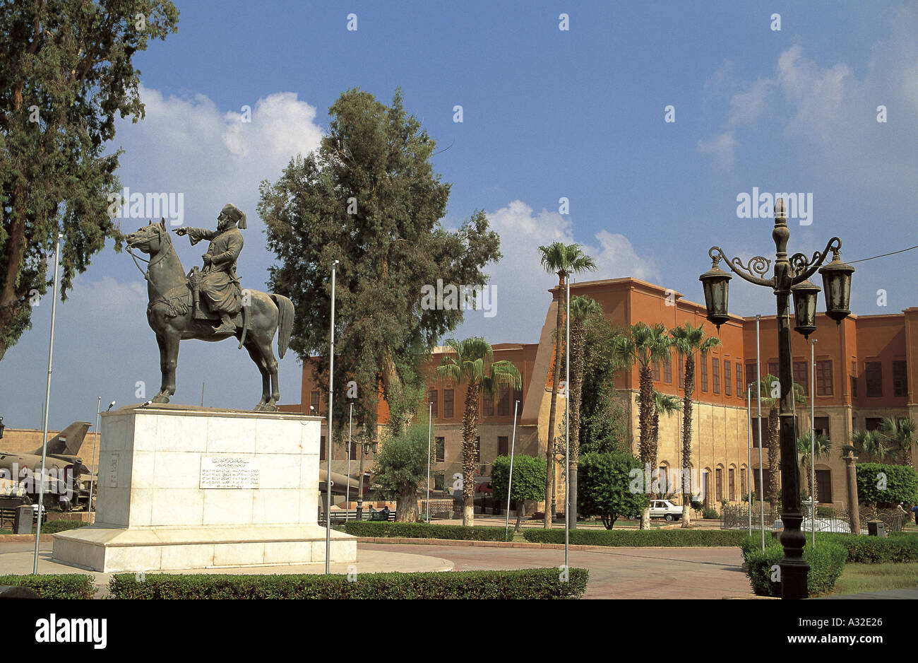 Vista del Museo militare all'interno della Cittadella del Cairo Foto Stock