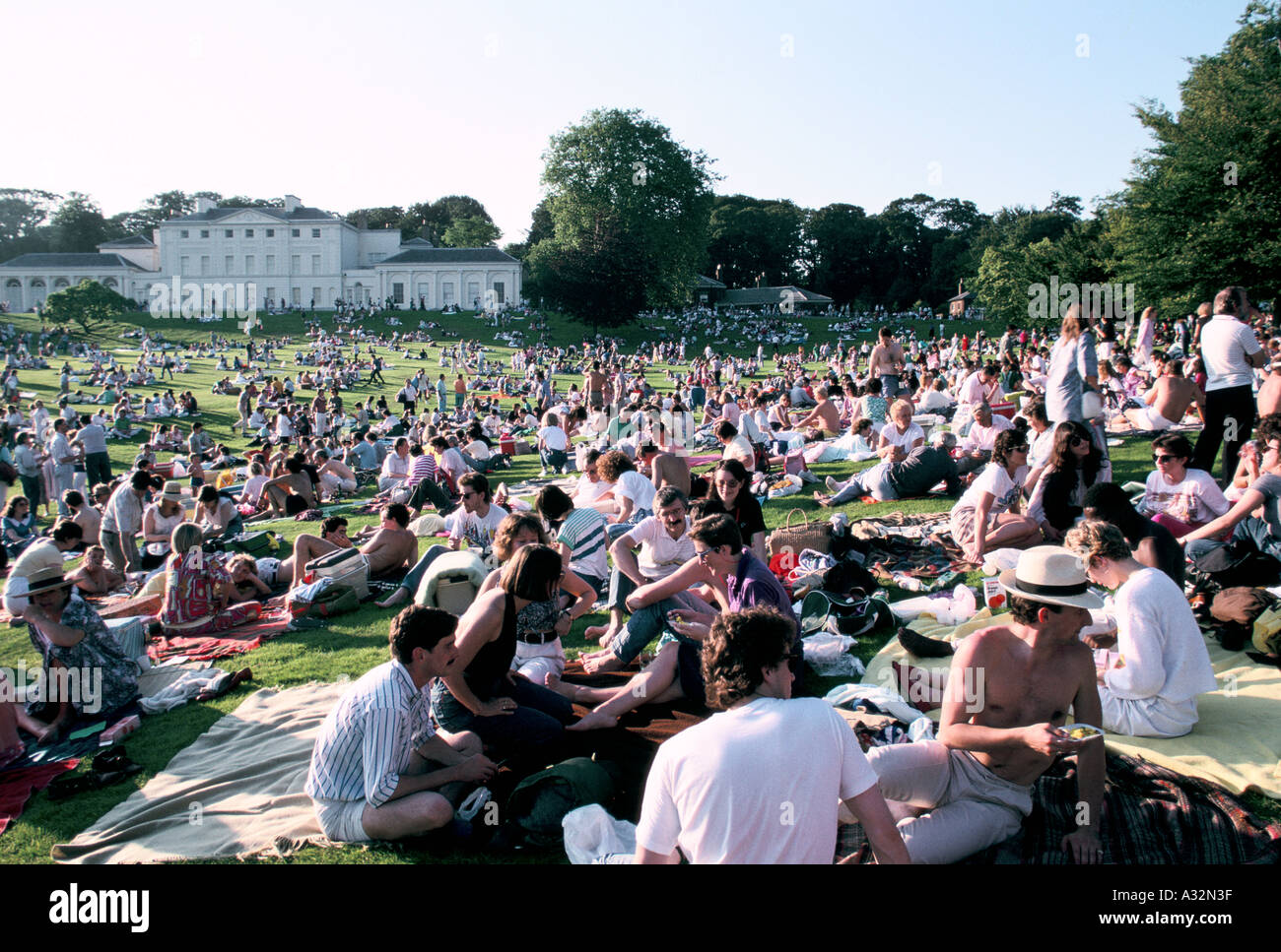 Hamstead heath Londra 1995 Foto Stock