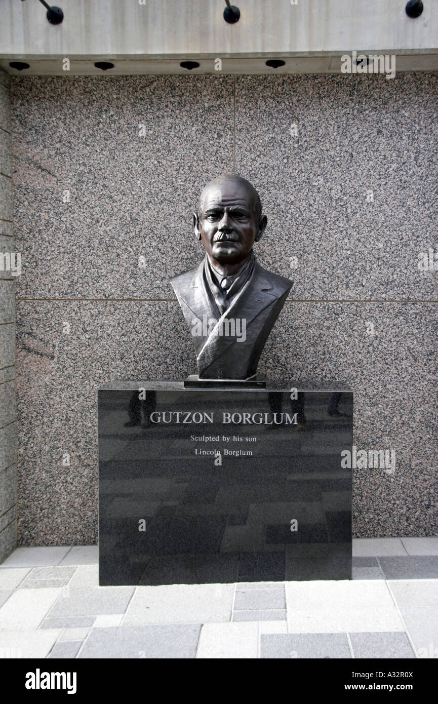 Gutzon Borglum, lo scultore del monte Rushmore National Memorial Foto Stock