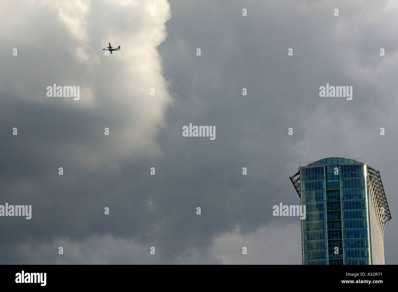 City of London city point highrise parte di uno sviluppo a ropemaker st Foto Stock