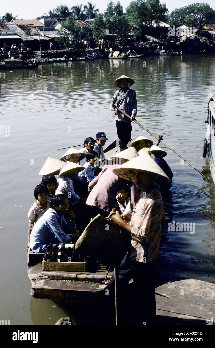 River Taxi ,Vietnam del Sud Foto Stock