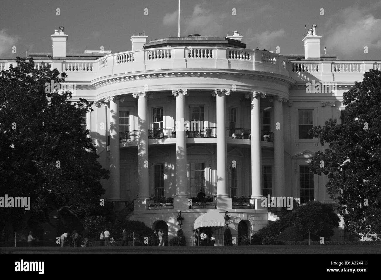 La Casa Bianca a Washington DC. Foto Stock