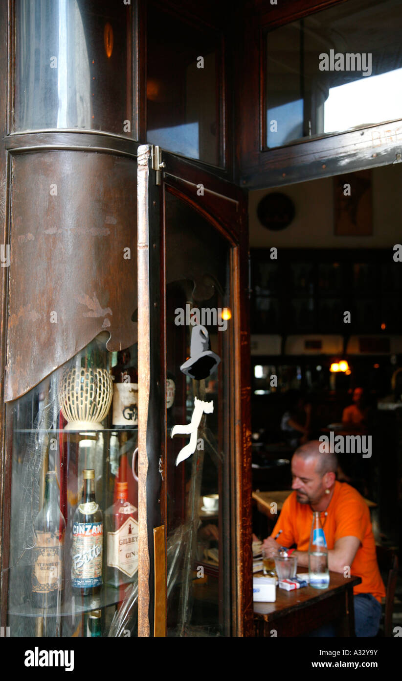 Dorrego bar porta Foto Stock