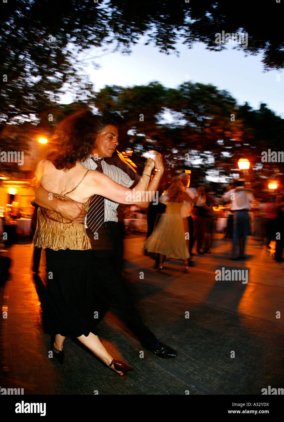 Tango giovane san Telmo Foto Stock