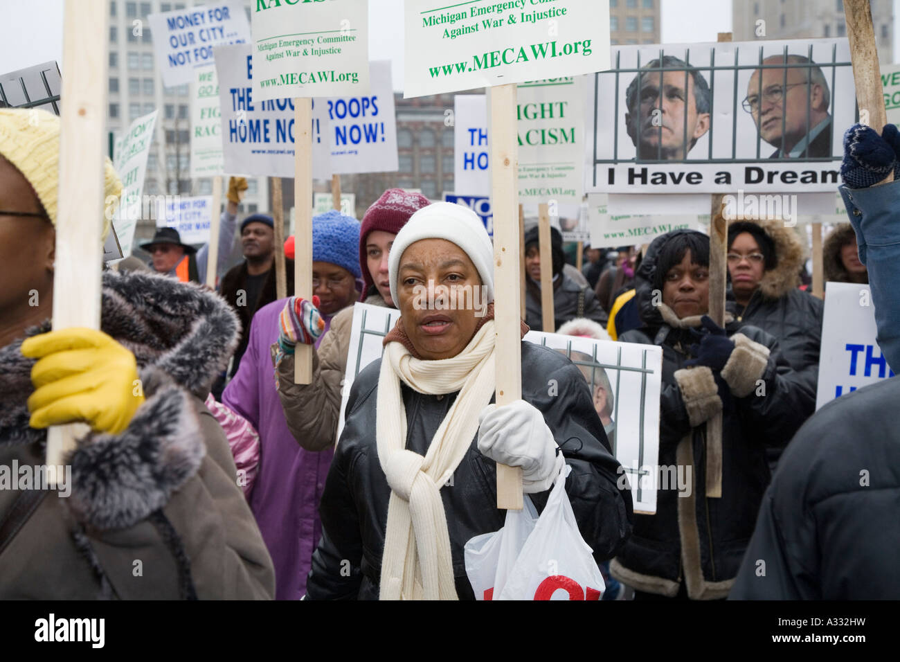 Martin Luther King Jr Day celebrazione Foto Stock