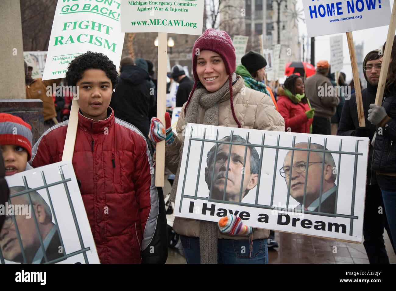 Martin Luther King Jr Day celebrazione Foto Stock