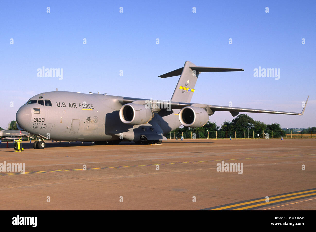 Boeing C-17A Globemaster azionato dalla US Air Force Foto Stock