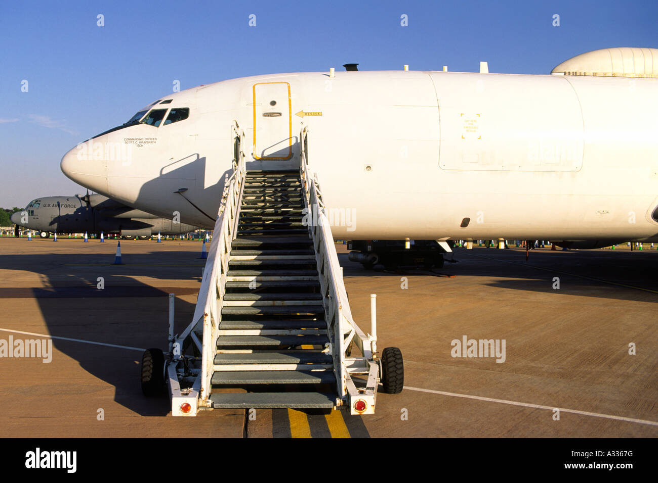 Boeing E-6B Mercurio azionato dal Navy US Foto Stock
