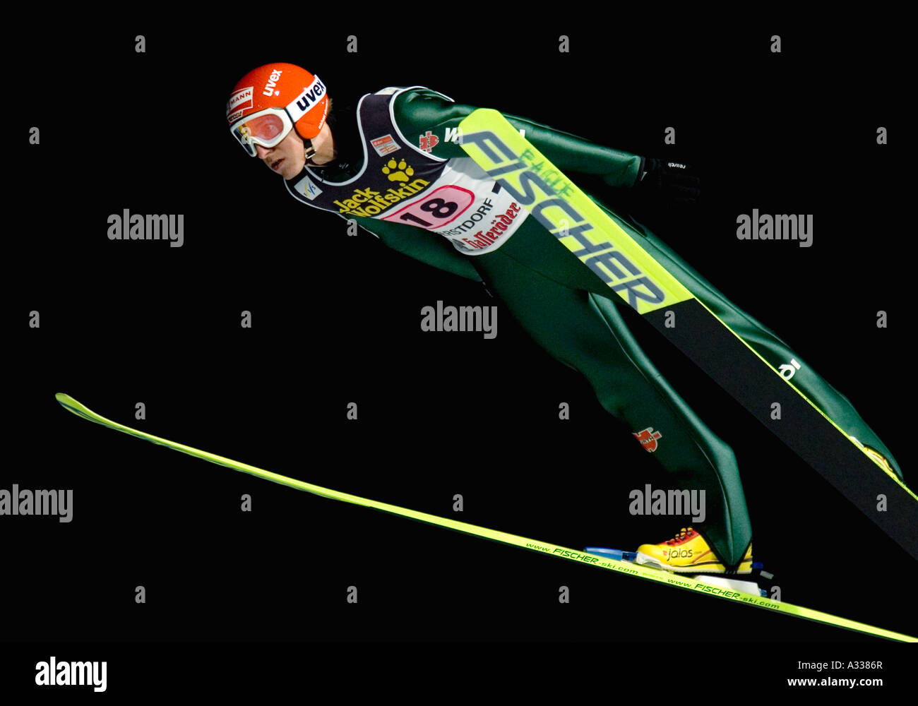 UHRMANN Michael WSV Rastbüchl DJK Int Vierschanzentournee Oberstdorf 30 12 2006 Foto Stock