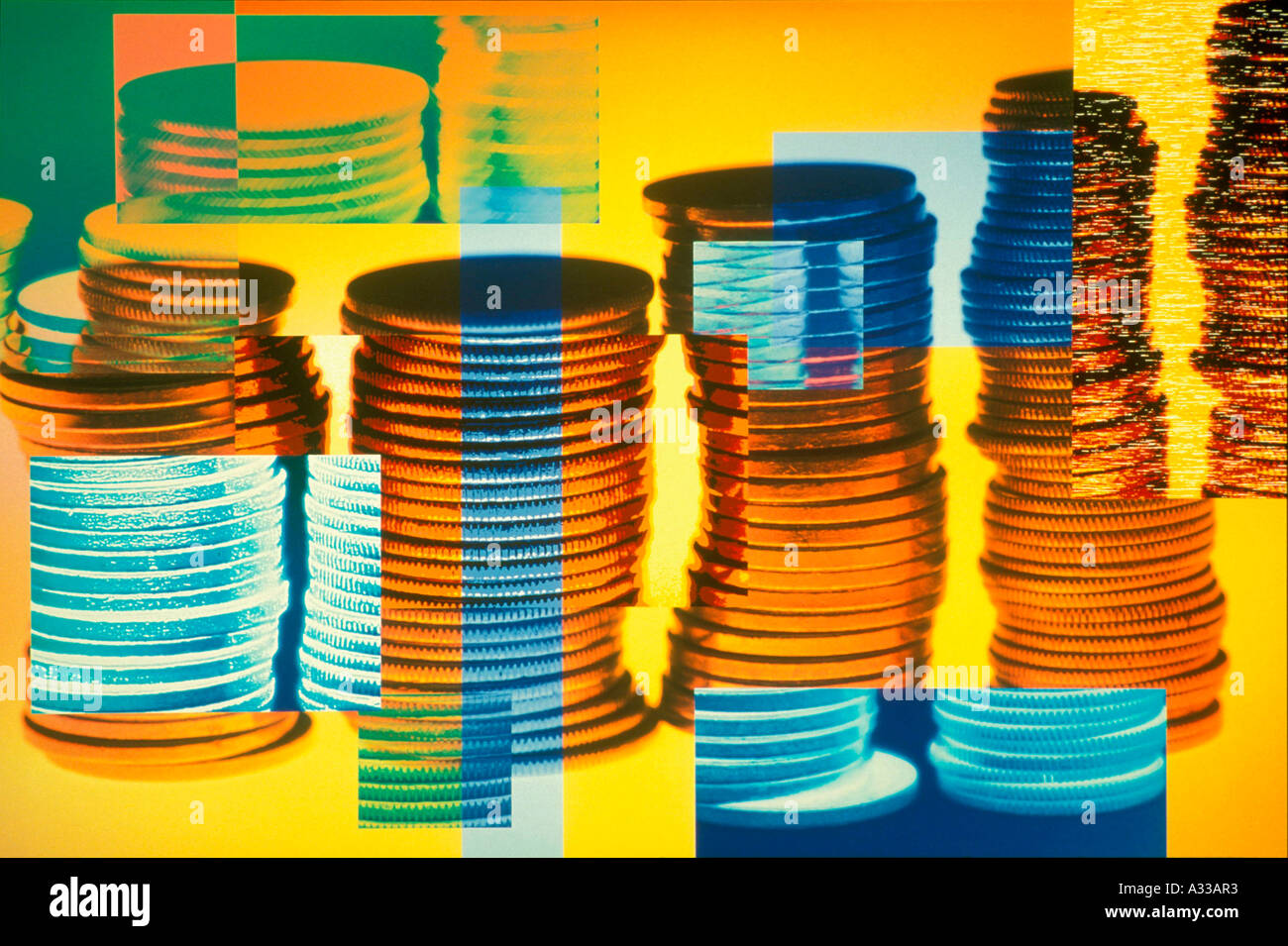 Benessere denaro Foto Stock