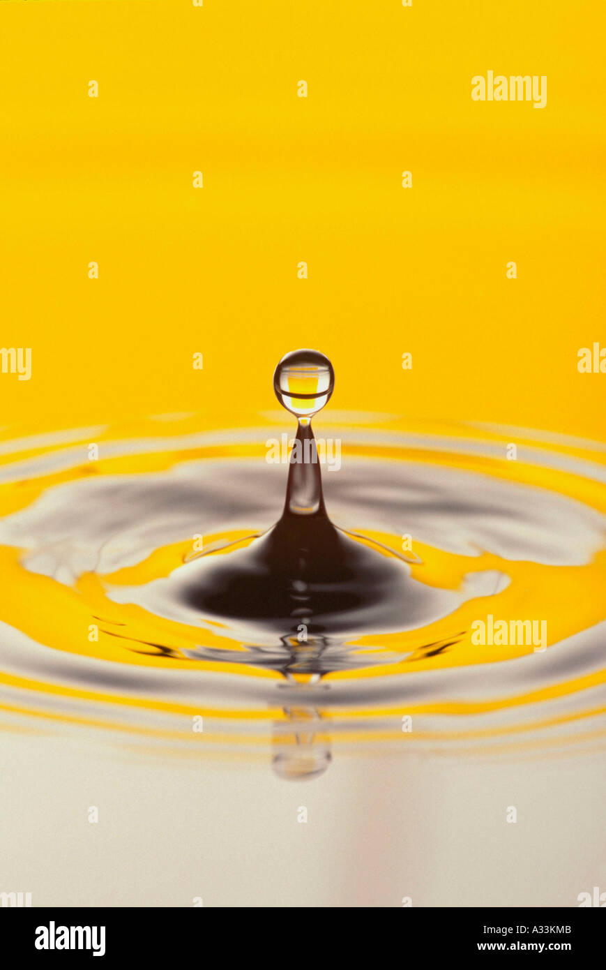 Goccia d'acqua Foto Stock