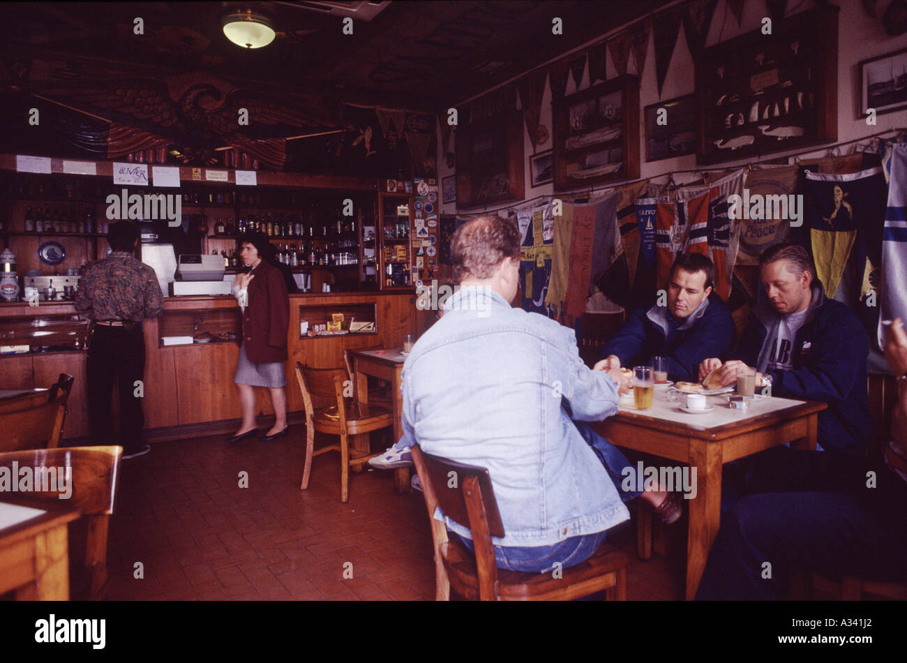 Peter cafe sport, Faial, Azzorre Foto Stock