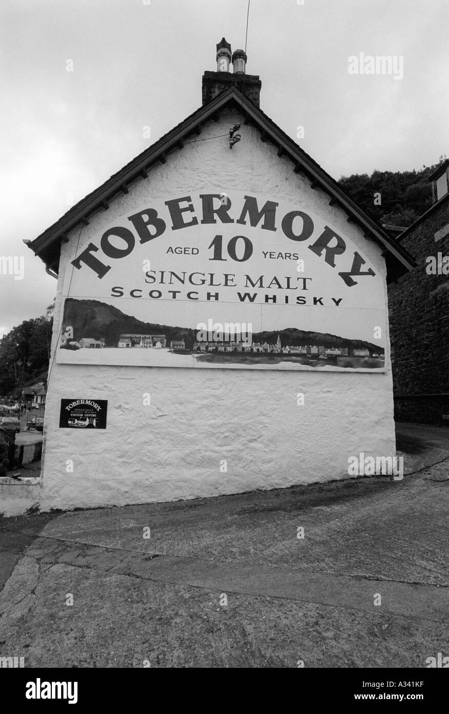 Tobermory Distillery Isle of Mull Argyll and Bute Scozia Scotland Foto Stock