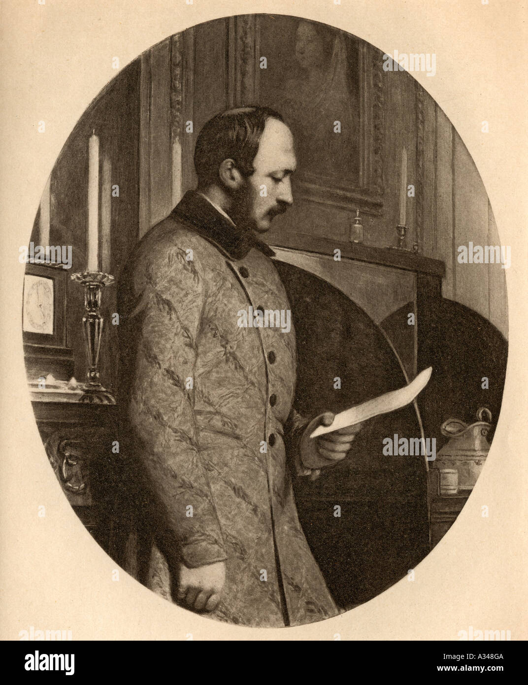 Albert, principe consorte, 1819 - 1861, visto qui nel 1861. Foto Stock