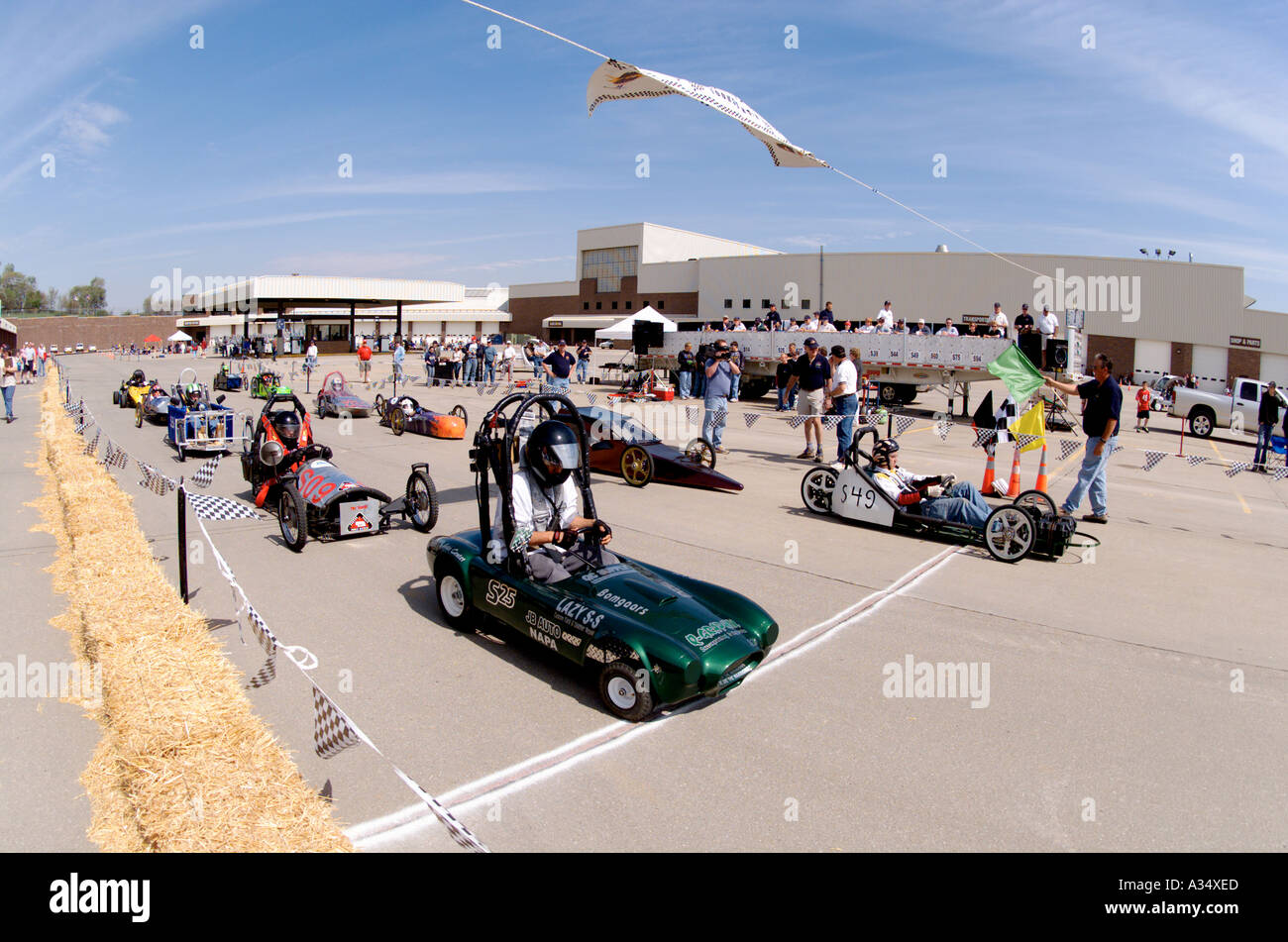 La scienza del progetto auto elettrica concorrenza Omaha Nebraska 2003 Foto Stock