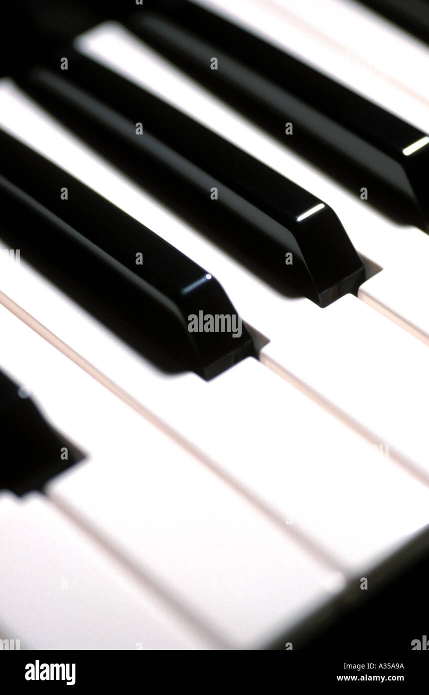 Tastiera di pianoforte Foto Stock