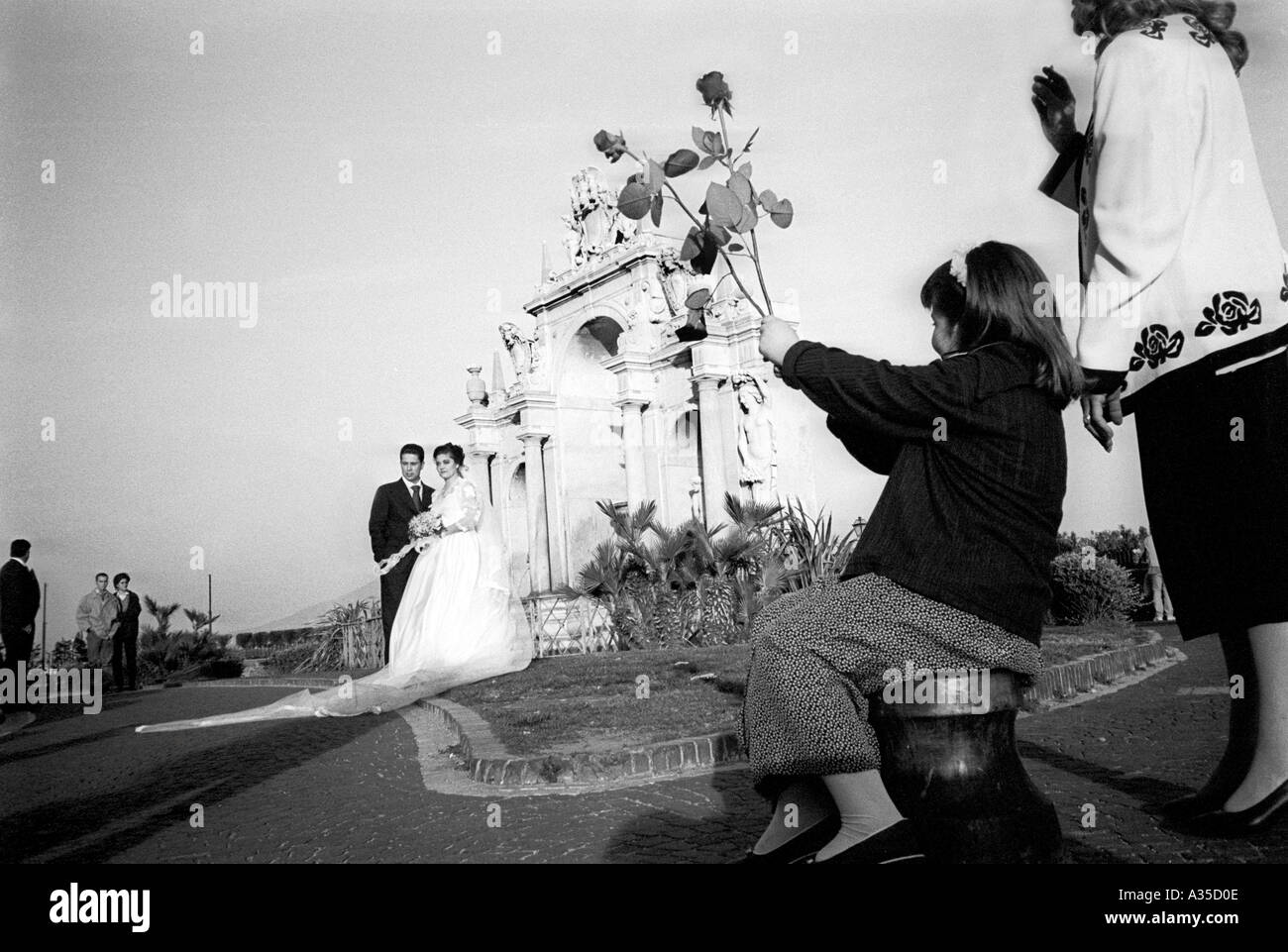 Matrimonio Italiano Napoli Italia Foto Stock