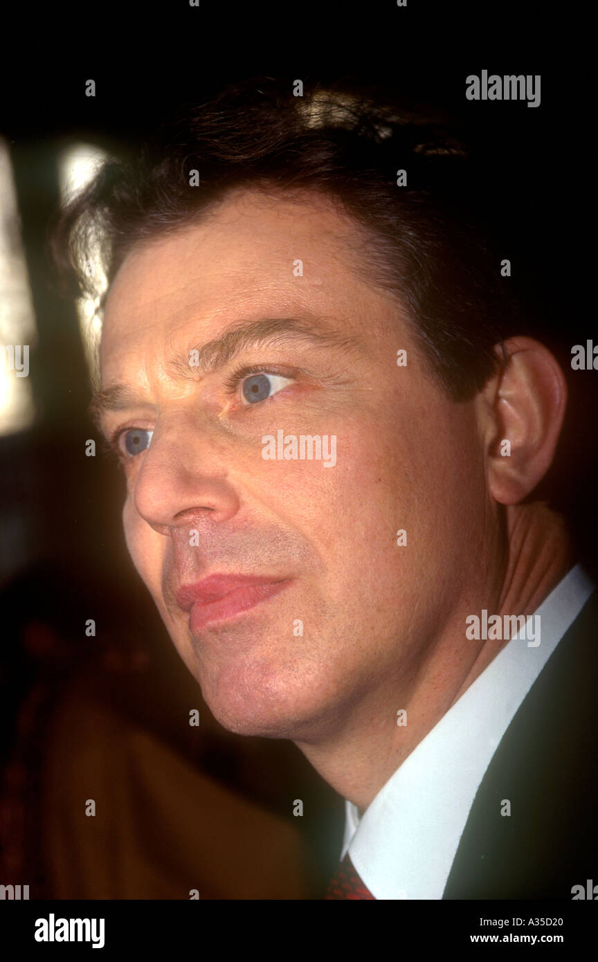 Tony Blair Londra Foto Stock