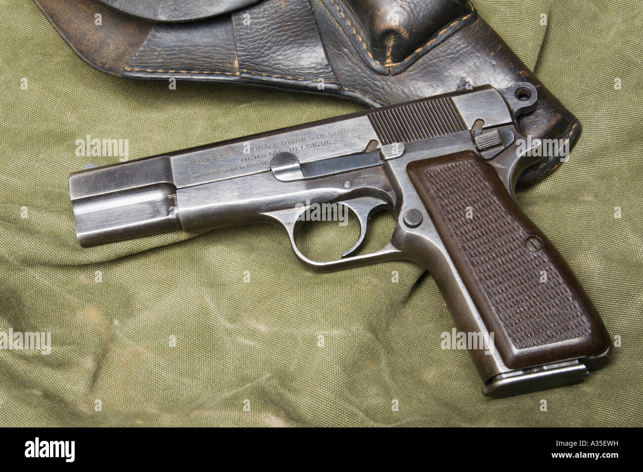 Fatto belga FN Browning HP GP35 modello 1935 Hi Power Foto Stock