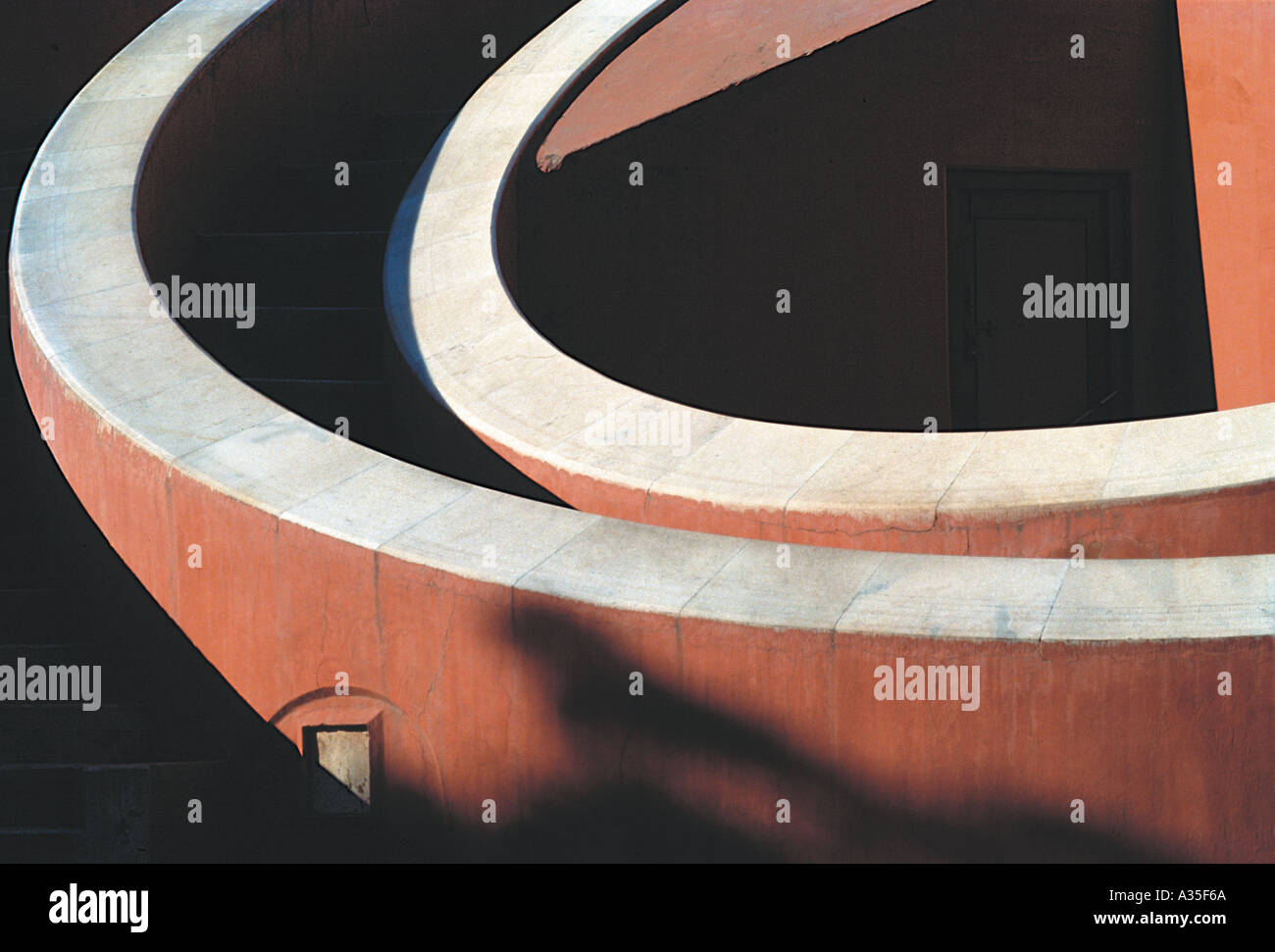 Jantar Mantar, osservatorio astronomico, Delhi, India, architettura indiana Foto Stock