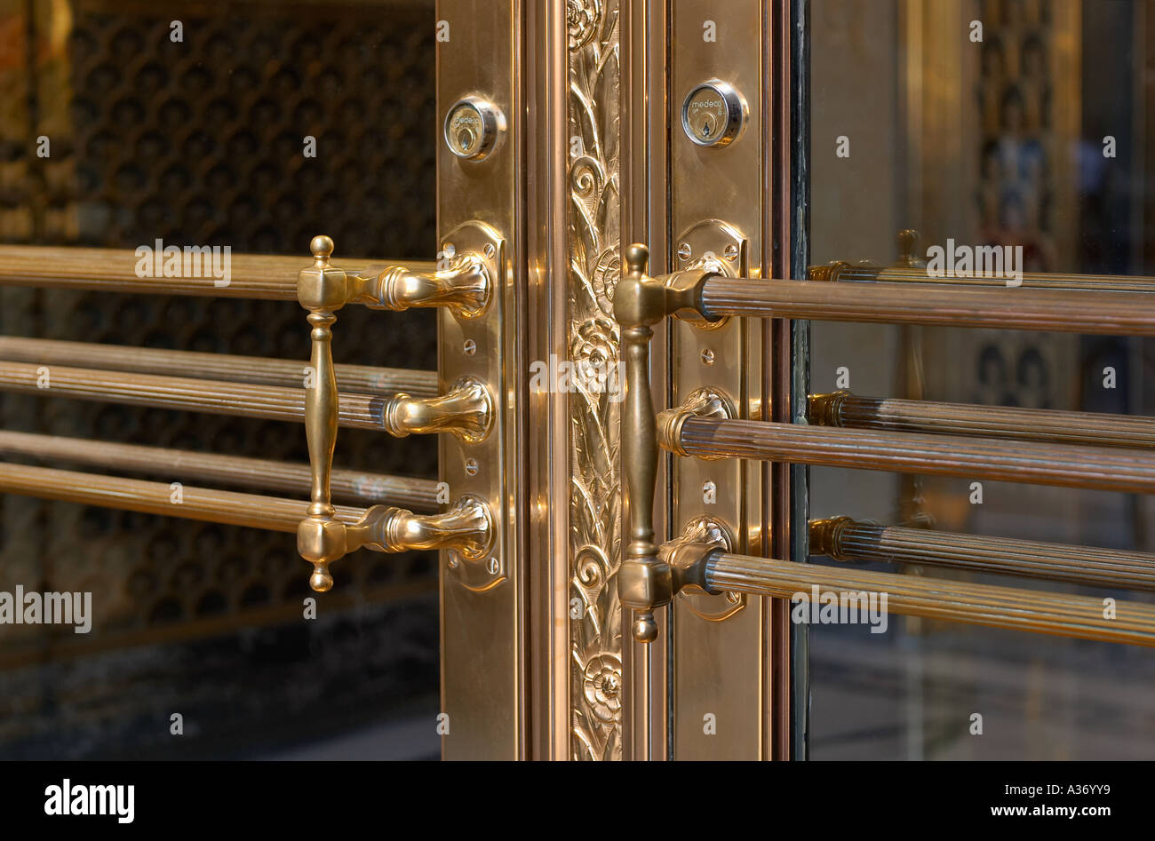 Golden Door - accesso di simbolizzazione di ricchezza e di potere. Foto Stock