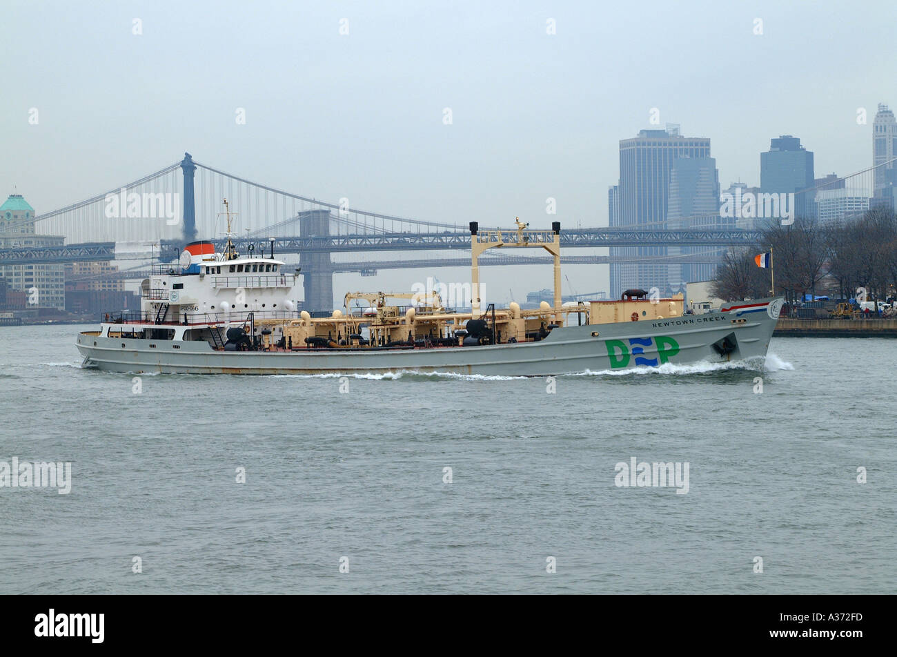 Manhattan Brooklyn ponti da East River New York Foto Stock