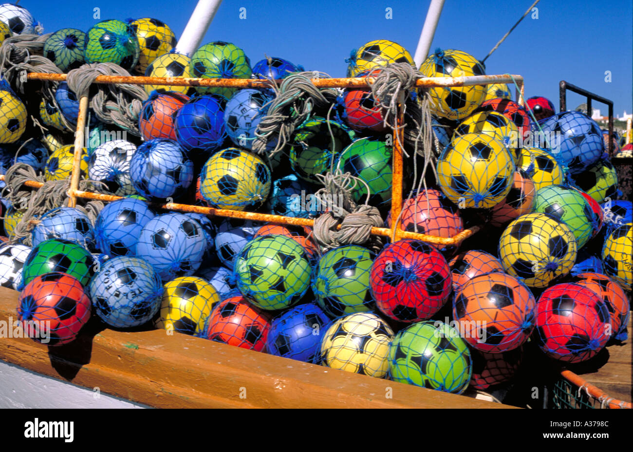 Calcio netto Foto Stock