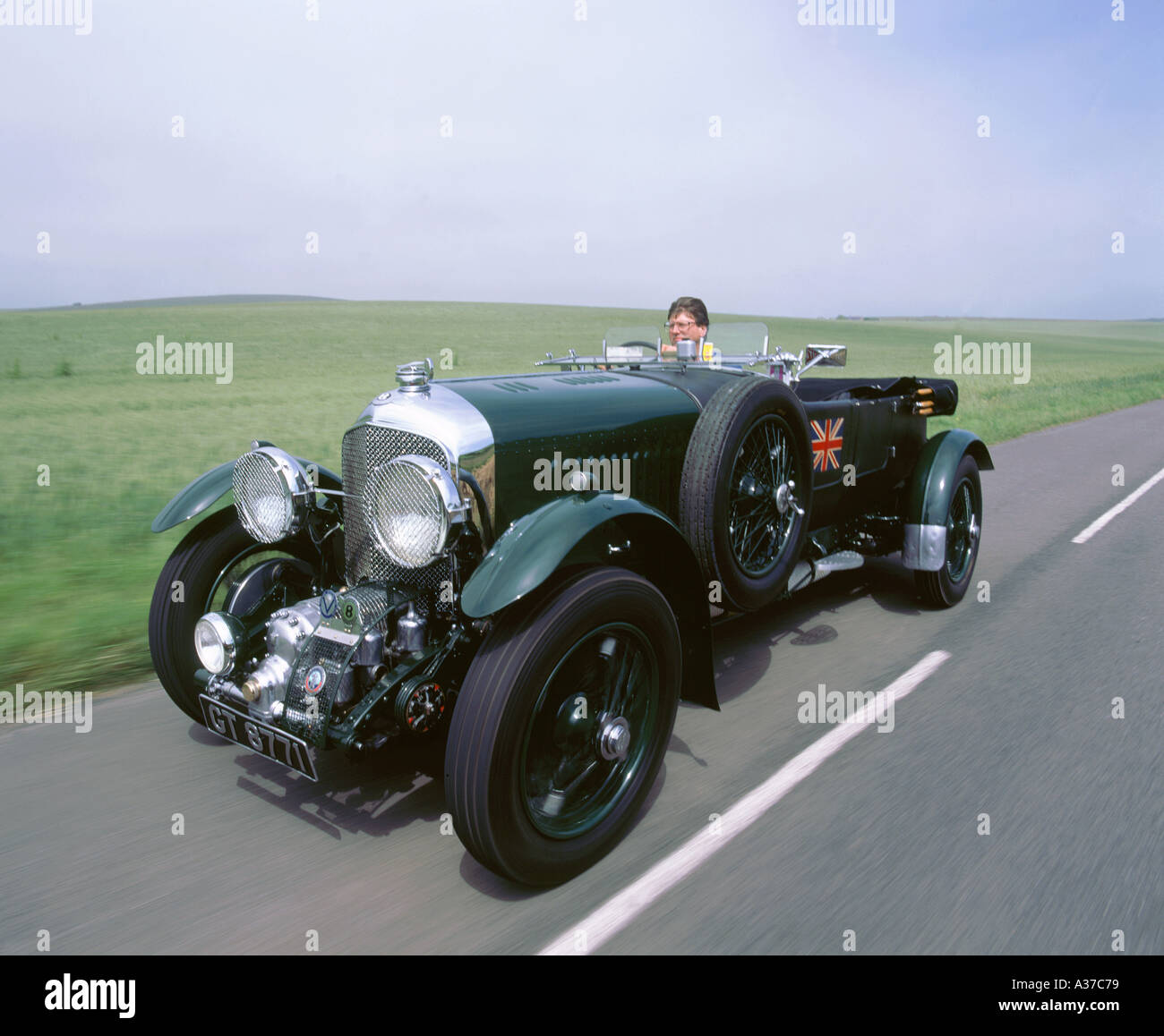 1933 Bentley 4.5 soffiante Foto Stock