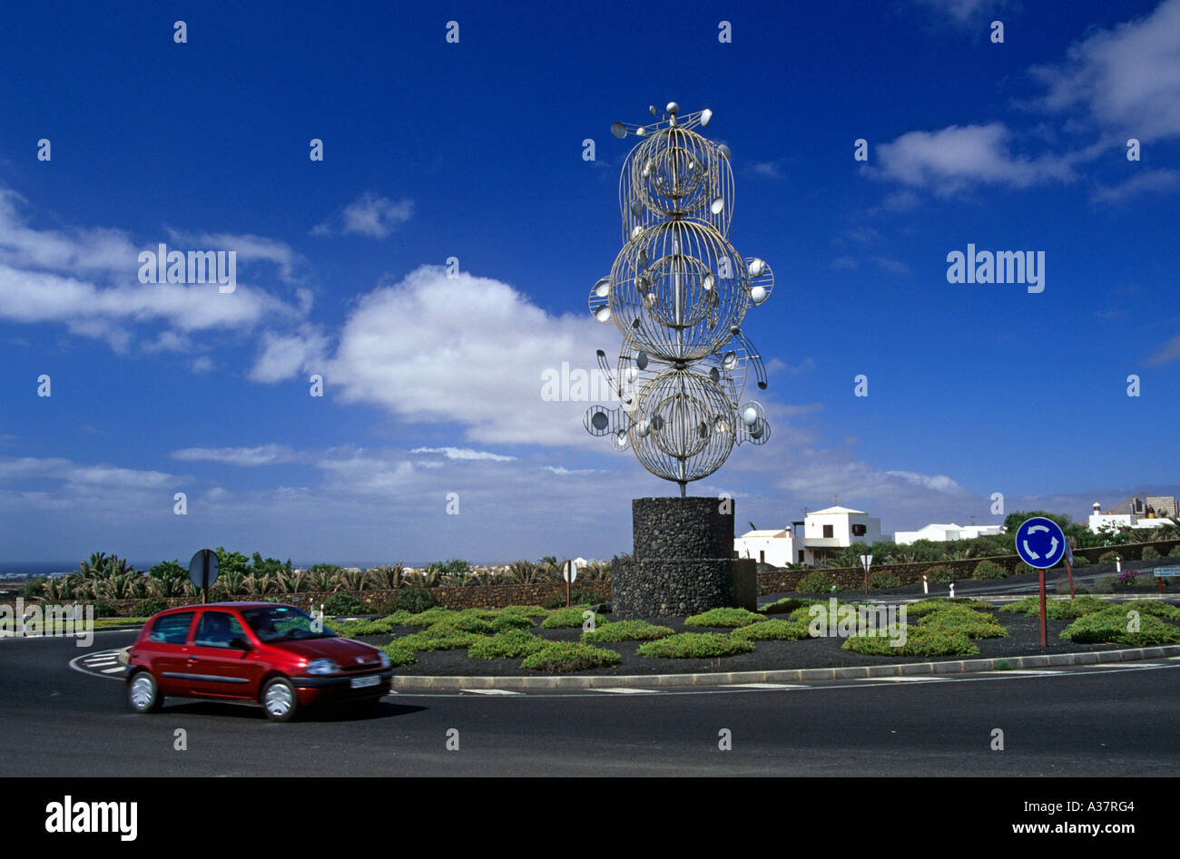 La scultura del vento da Cesar Manrique Lanzarote isole Canarie Spagna Foto Stock
