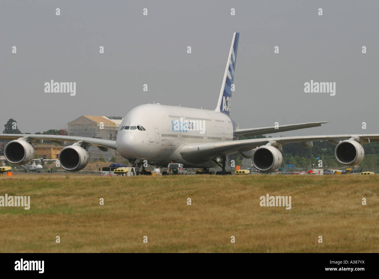 Airbus A380 a Farnborough Airshow internazionale 2006 REGNO UNITO Foto Stock