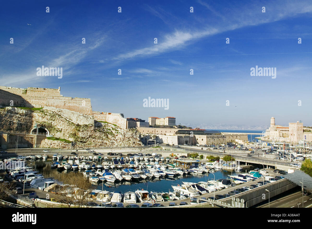 Fortezza di San Nicolas - Marseille - Provence - France Foto Stock