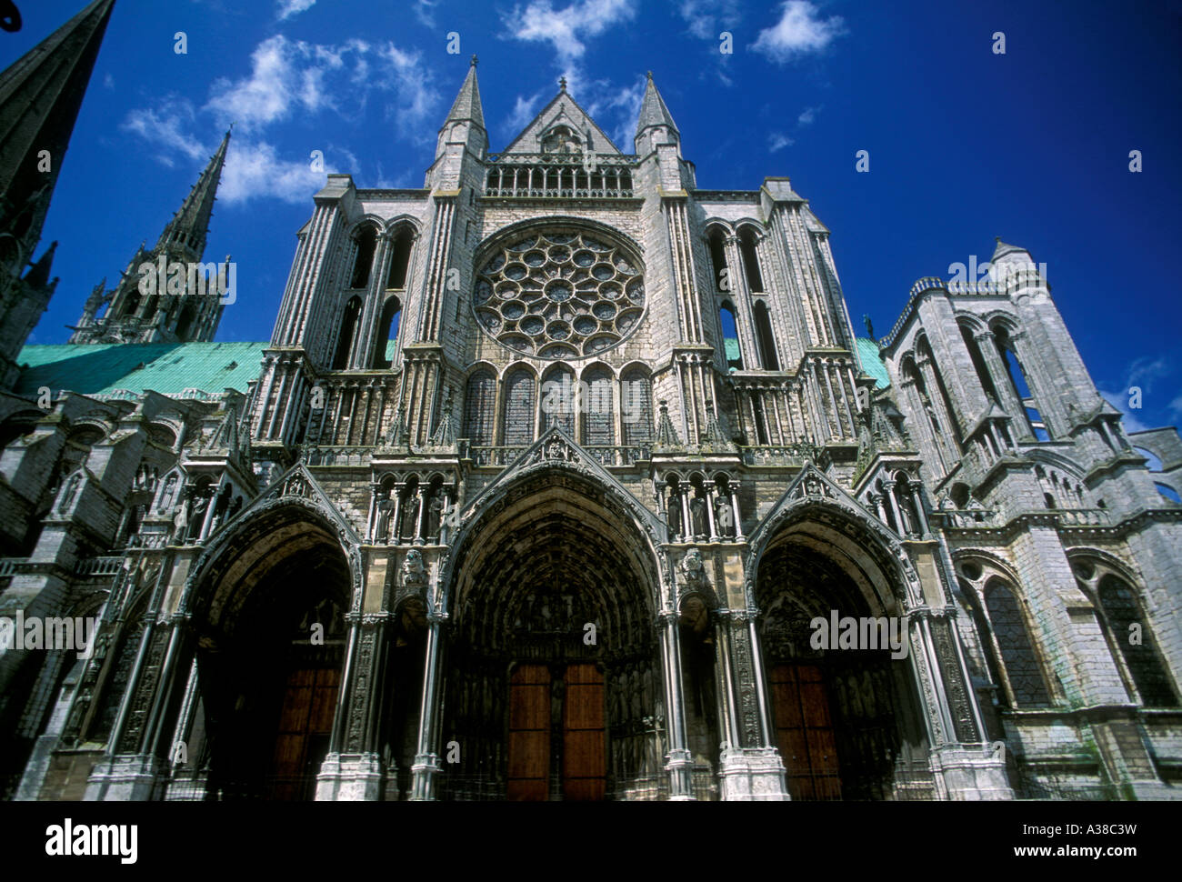 Portico sud, la cattedrale di Chartres,