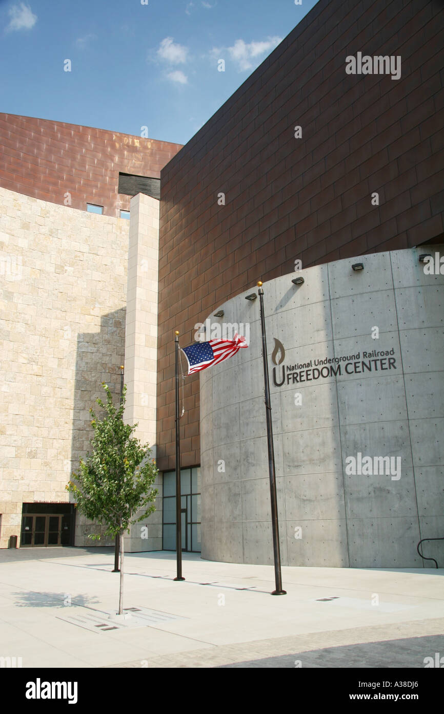 National Underground Railroad Freedom Center Museum di Cincinnati in Ohio Foto Stock