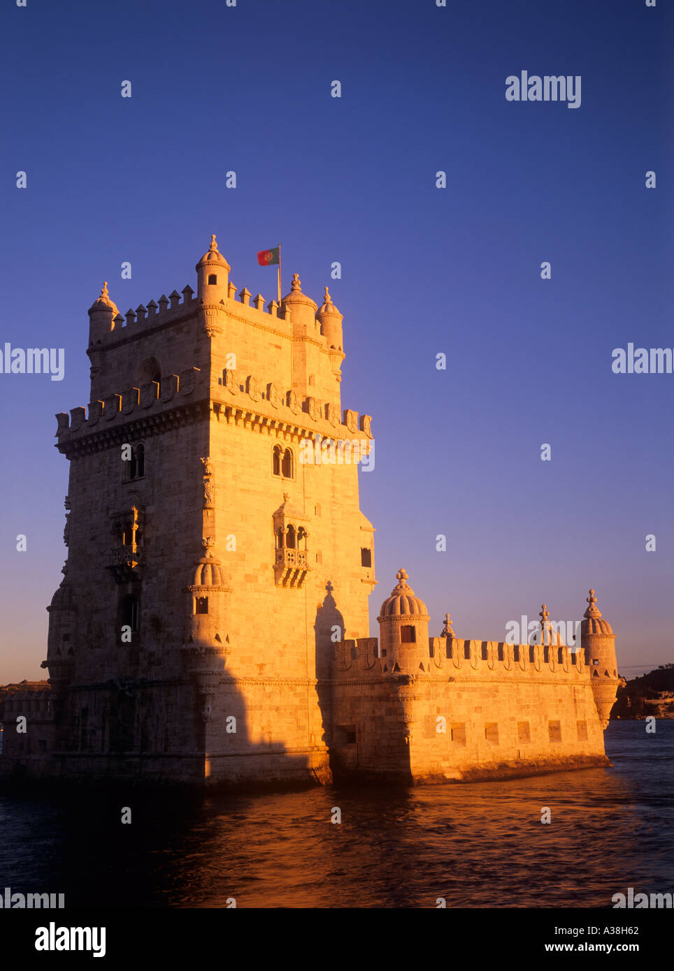 La Torre di Belem Lisbona Portogallo Foto Stock