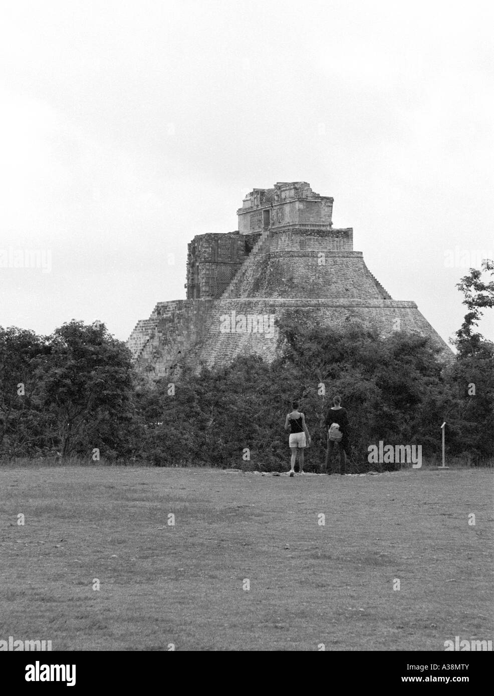 Le rovine maya di Uxmal, Messico Foto Stock