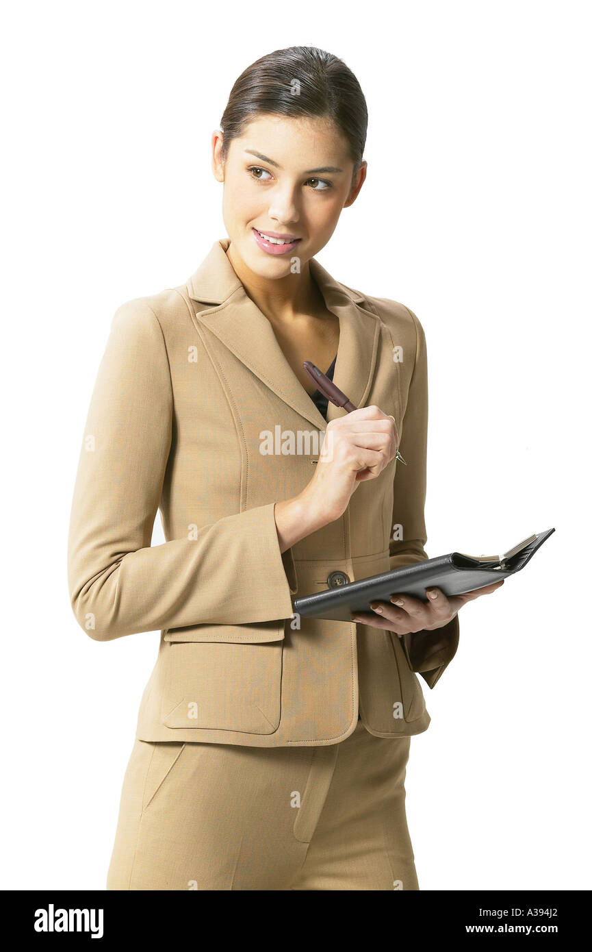 Una donna di affari Foto Stock