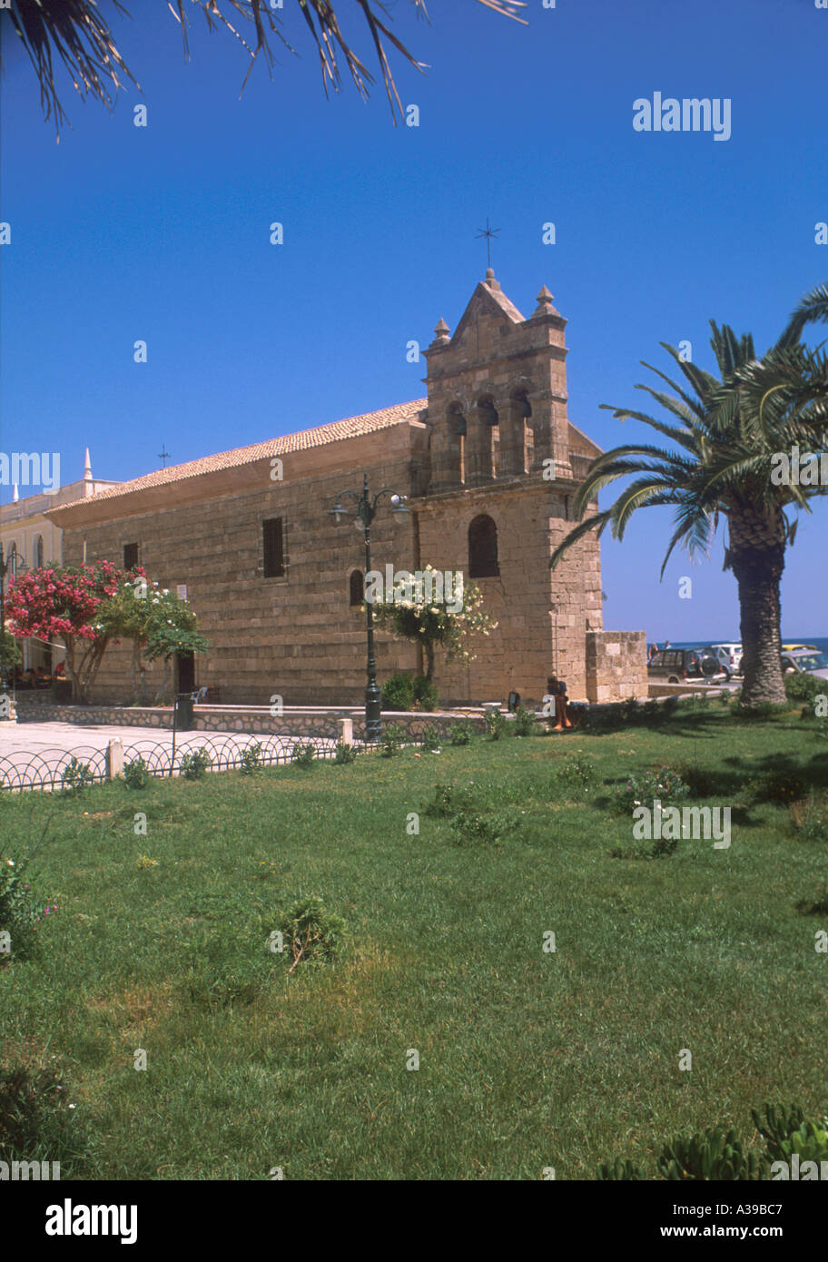 La Chiesa di San Nicola Zante Foto Stock
