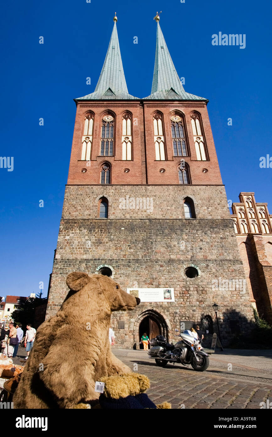 Il centro di Berlino chiesa di San Nicola Foto Stock