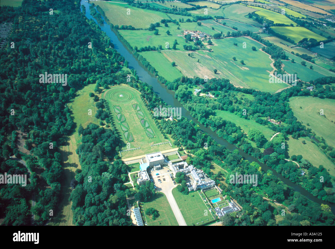 Clivden e Thames Foto Stock