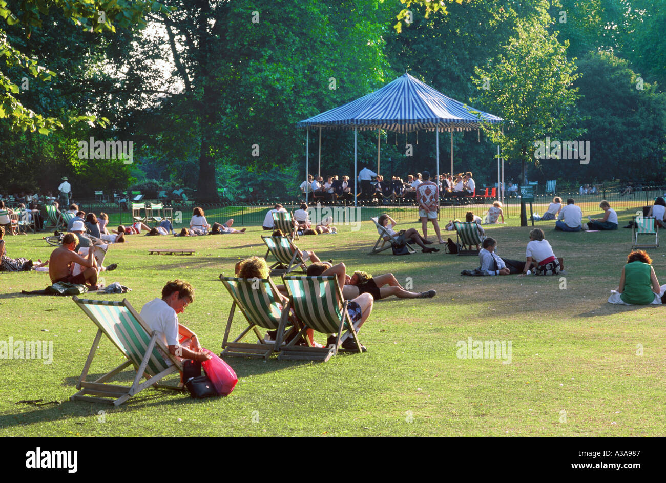 Hyde Park Londra Inghilterra Foto Stock